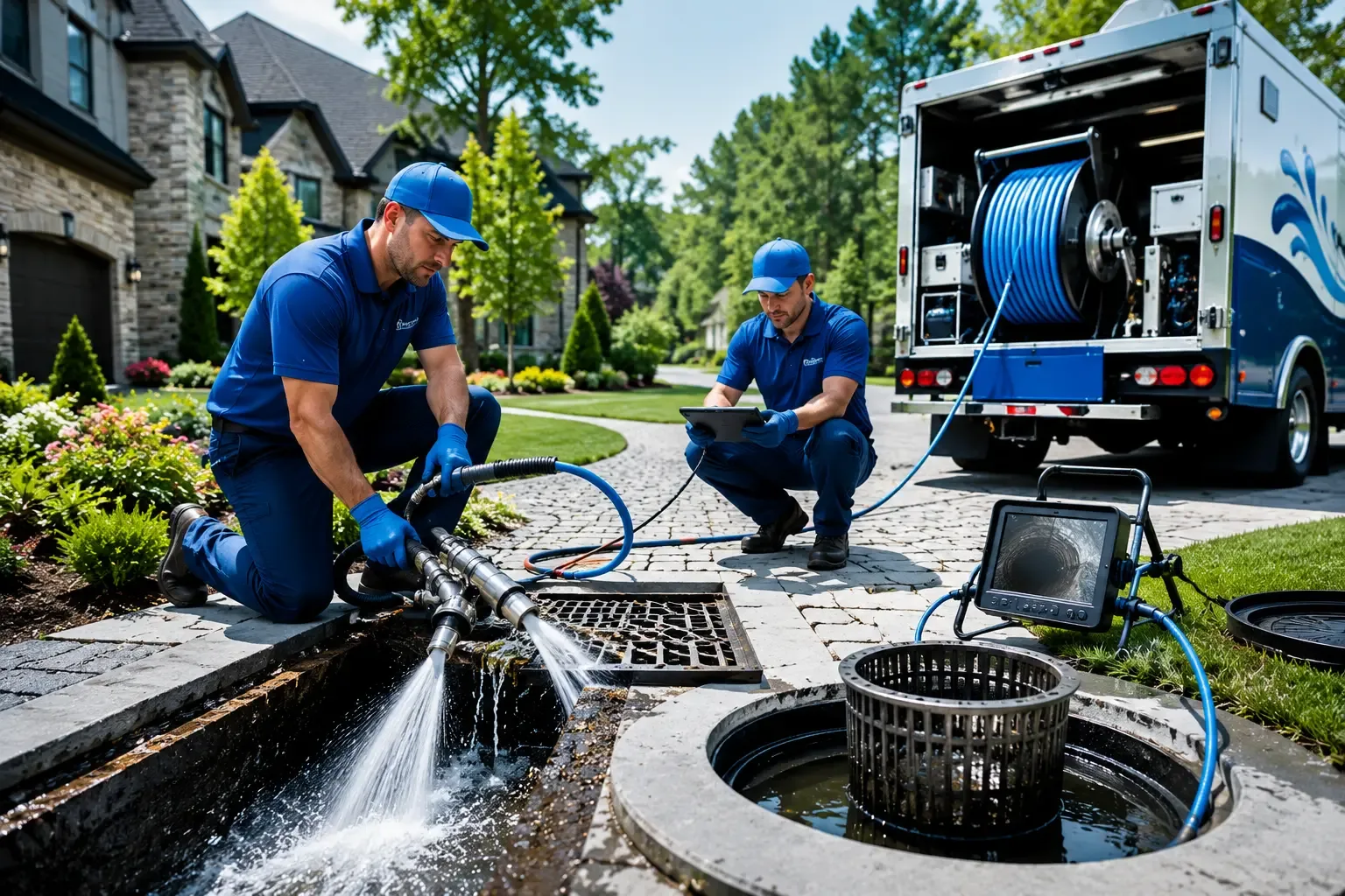 Local outdoor drain cleaning professionals in Pickett, WI