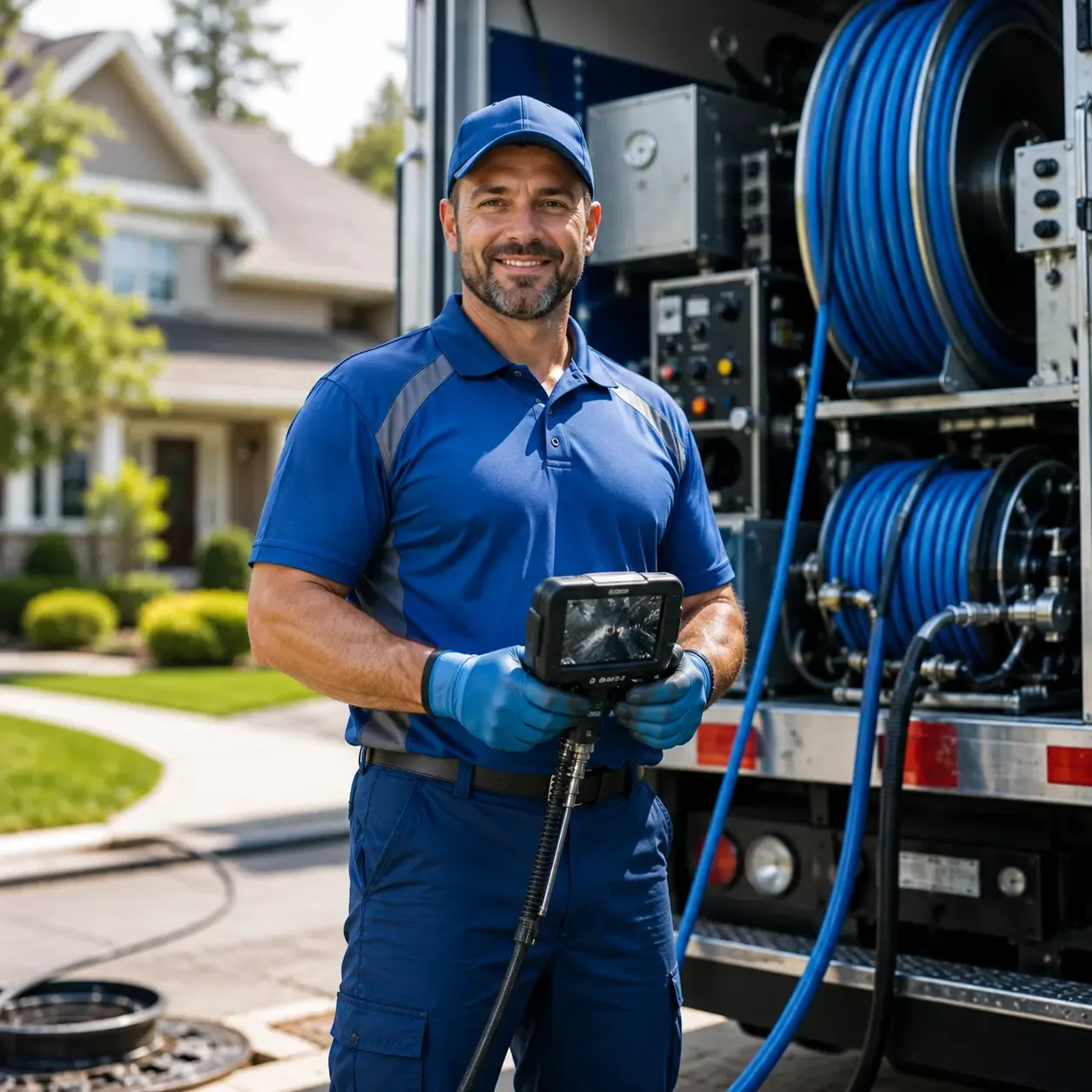 Local outdoor drain cleaning specialists in Pickett, WI